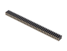 Buchsenleiste 2reihig 2,54mm 2x72pol. gerade
