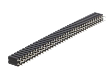 Buchsenleiste 2reihig 2,54mm 2x72pol. gerade