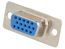 Sub-D HD 15 polig Stecker 3 reihig gerade lötbar