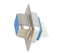 Sub-D HD 15 polig Stecker 3 reihig gerade lötbar