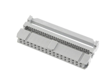 PFOSTEN-VERBINDER Buchse 34 pol. RM 2,54 f. Flachbandkabel