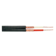 GESCHIRMTES KABEL 2x0.14 einzelgeschirmt flach schwarz