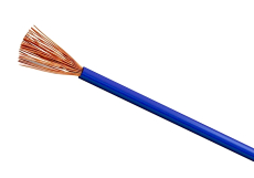 LITZE 2,5mm blau flexibel