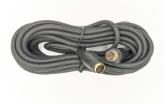 S-VHS Kabel Stecker/Kupplung 5m vergoldet