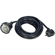 Netzkabelverlängerung 5m Stecker Kupplung 3x1,5mm