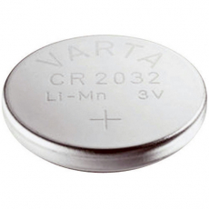CR2032 Lithium    3V 220mA    20,0x3,2mm    Varta