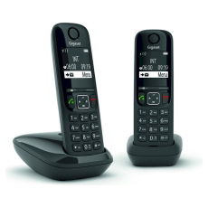 Telefon Gigaset AS690 Duo DECT SLT CLIP Schwarz