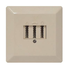 Telefondose 3x10 UP TST Norm Österreich