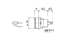 DC-Buchsen            2,4/0,7mm            zentralbefestigt