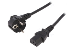 Netzkabel 1.8M Schukostecker - Kaltgerätekupplung 10A