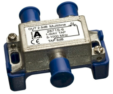 F-Verteiler 2,5/6db TAP 5-1000MHz terrestisch