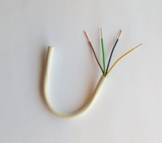 Telefonleitung 4x0.6mm YYSCH eindrähtig Fernmeldeleitung
