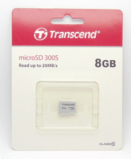 SD Karte 8GB HC Micro Class 10 Transcends SDXC/SDHC 300S
