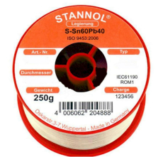 Lötzinn 250g 0,7mm Sn60Pb40 Flux Kristall 505