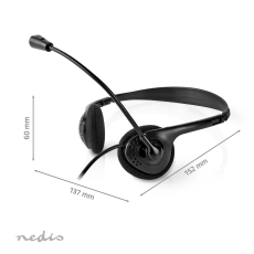Headset mit USB-Anschluss USB-C/USB-A