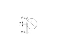 Kippschalter 2pol. EIN AUS 250V/10A