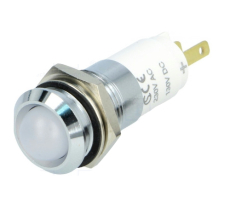 Signallampe LED weiß 230V AC Ø14,2mm