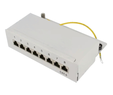 Patchpanel CAT.6 8 x RJ45 geschirmt LOGILINK