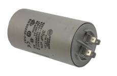 Motorkondensator 35uF 450V Ø50x92mm mit FastOn Stecker 6,3mm