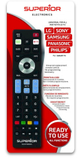 Fernbedienung Univeral für Samsung, LG,Panasonic,Sony,Philips