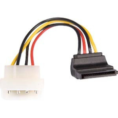 SATA Stecker gewinkel auf 4pol.Molex Powerstecker