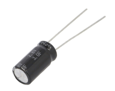 3F 2,85V Superkondensator Ø8x16mm 120mOhm 40...65°