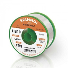 Lötzinn 250g 1mm Sn99Cu1 Stannol ECOLOY HS10 TC