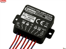 Vorverstärker stereo 9-24VDC 8Hz-60kHz 30dB