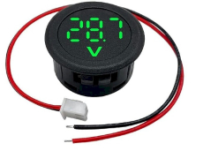 Voltmetermodul 4-100VDC grün selbstversorgend