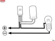 Blinker-Wechselblinker Bausatz 7-24VDC 10mA-1A (2xBauteile)