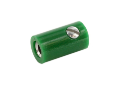 Spielwarenkupplung grün 2.6 mm schraubbar