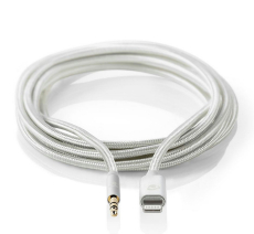 Lightning-Klinkenkabel 1,00 Meter 3,5mm Stecker