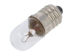 E10 6V 150mA Röhrenform DM=10mm L=28mm