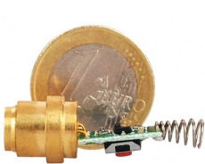 Lasermodul 4mW 3,0V rot  635 bis 670nm