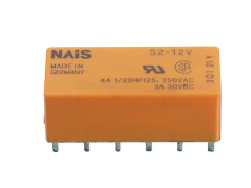 Relais 12VDC 4A/250V 2xEIN 2xEIN 12 pin NAIS Panasonic