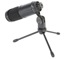 Mikrofon USB Streaming & Bodcast 1,5m für MAC und Windows