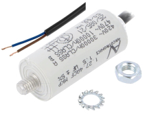 Motorkondensator 1,5uF 470V Ø25x58.5mm mit Kabel