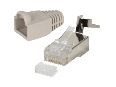 RJ45-Stecker 8pol. Cat8.1 Cat 7a, Cat 7, CAT 6a für flexible Kabel