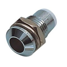 LED Fassung 5mm Außenreflektor Chrom Meta