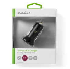 USB Ladegerät KFZ 4,8A 2xUSB Buchse 2,4A König