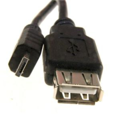 USB2.0-A Buchse ->Micro USB Stecker OTG 16cm