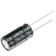 2200uF/10V radial 10x20ELKO 105° Low ESR