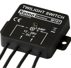 Dämmerungsschalter 12-28V, max. 5A KEMO