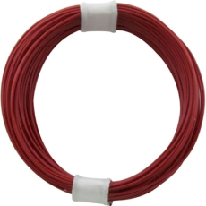 Litze 0,04 1pol. rot 10m