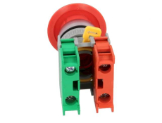 Notausschalter 230V 3A nicht rastend Einbau-DM22mm NC/NO