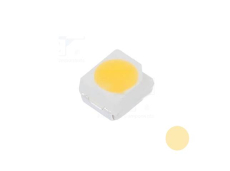 LED SMD warmweiß PLCC2 13lm 120°30mA 2,8-3,5V