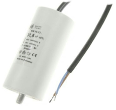 Motorkondensator 31,5uF 450V mit Kabel