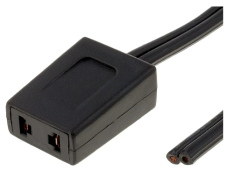 Lüfterstecker 230V AC gerade 1M Kabel