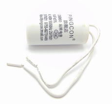 Motorkondensator 15uF/ 450VAC Ø35x65mm Kabel