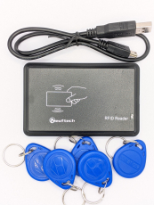 RFID Reader USB mit 5x Chip-Schlüssel